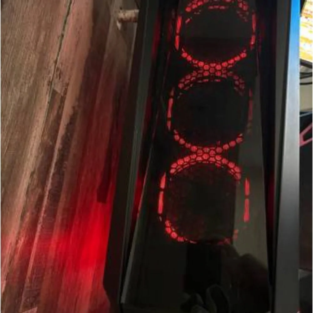 ASUS ROG Gaming PC with Red and Black Accents